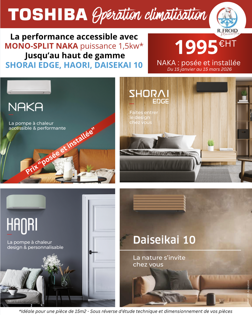 Anticipez l’été avec notre OFFRE PRÉ-SAISON CLIMATISATION !