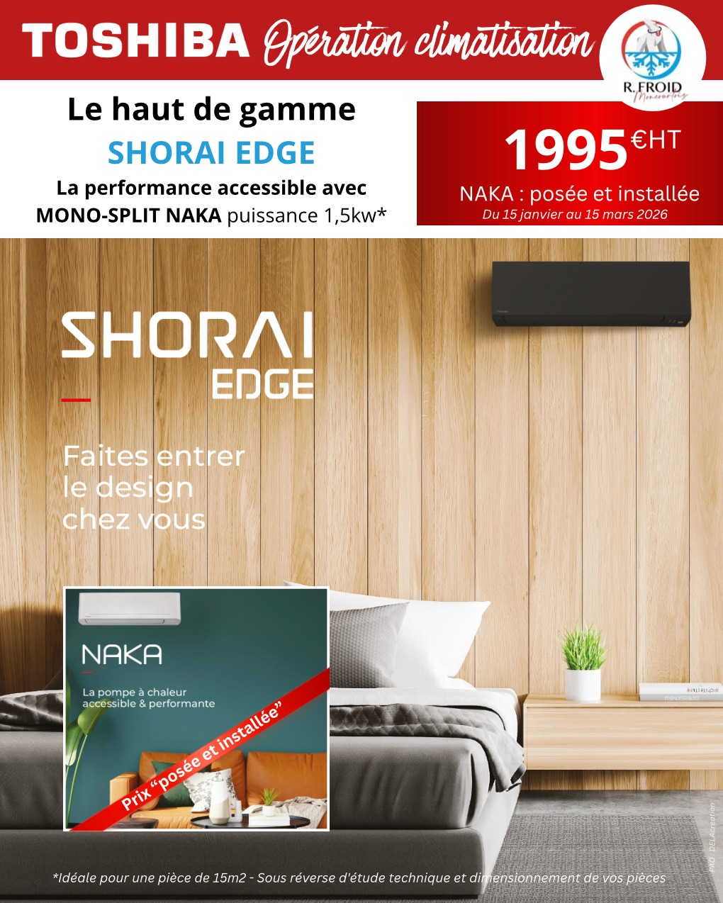 Découvrez la climatisation SHORAI EDGE de TOSHIBA : performance et design au rendez-vous